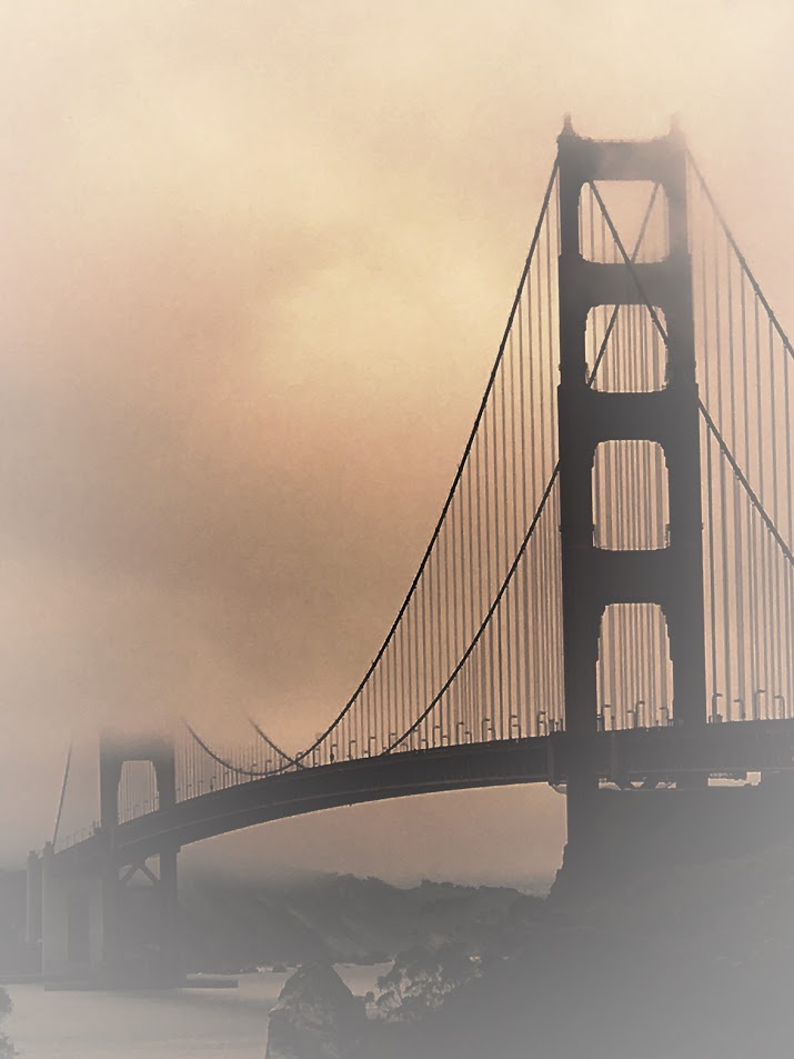 A view of the Goalde Gate Bridge in fog from one of my earlier visits to Erlang Factory in SF.